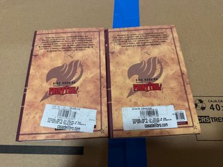 Tomos manga Fairy Tail 1, 2 y 3