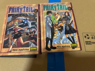 Tomos manga Fairy Tail 1, 2 y 3