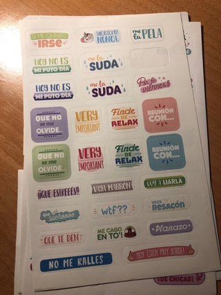 Pegatinas Mr. Wonderful y Mr. Putterful