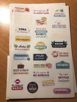 Pegatinas Mr. Wonderful y Mr. Putterful
