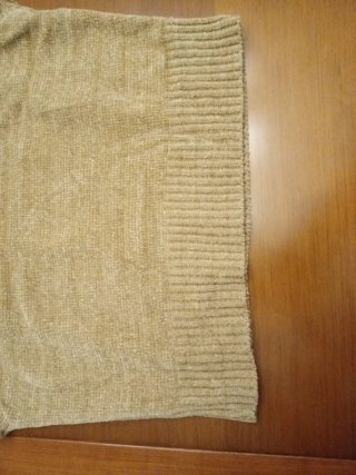 Chaleco marrón aterciopelado talla 40