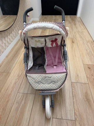 Carrito Gemelar Muñecas Reborn