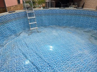 Piscina desmontable 4,57m x 1,22m, poco uso .