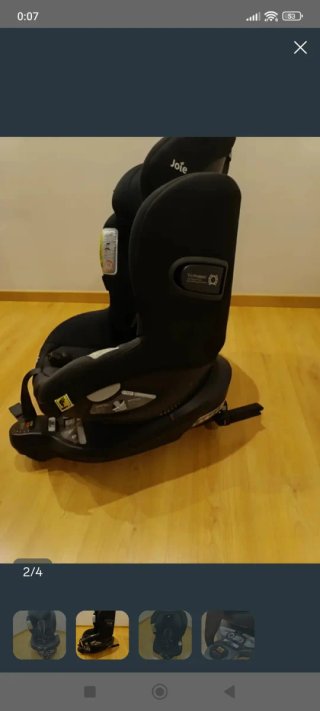 Silla de coche Joie i-Spin 360 Negra