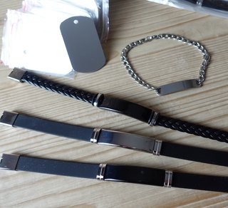 Lote 79 Chapas y Pulseras para Grabar