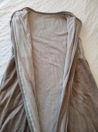 Saco dormir infantil marrón con elefantito