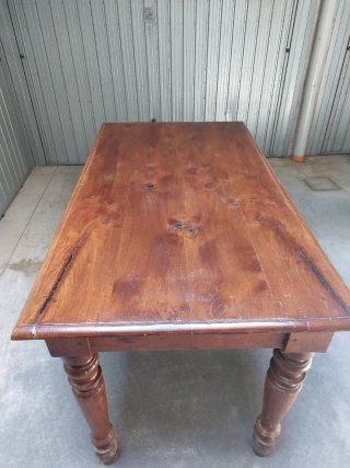 Tavolo in legno massiccio fine '800