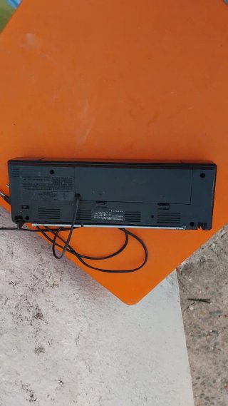 Radio Cassette Technisonic Negra vintage