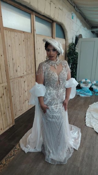 Vestido de Boda Gitana con Pamela