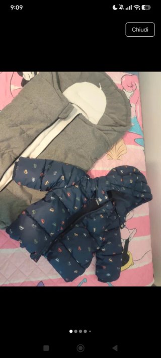 Corredino neonato invernale completo