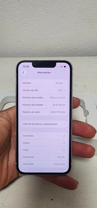iPhone 13 mini 128 GB Bianco