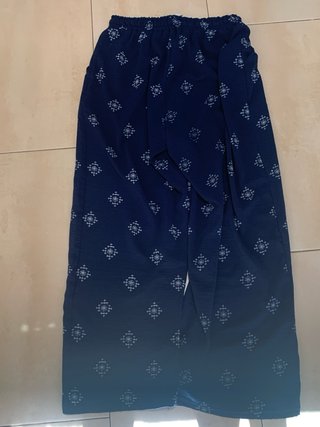 Pantalón fresco estampado mujer
