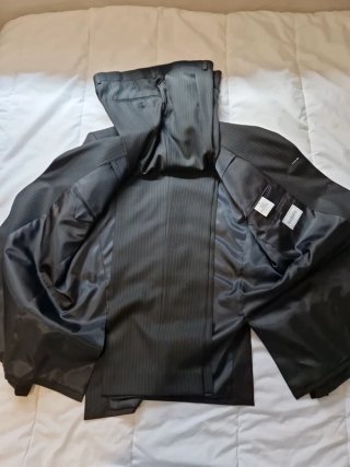 Traje Raya Diplomática Negro/Gris