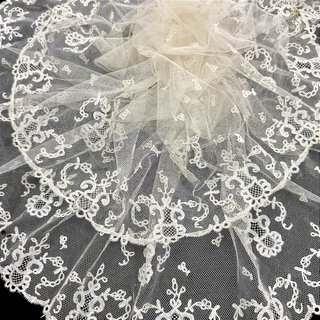 Encaje de Bruselas antiguo