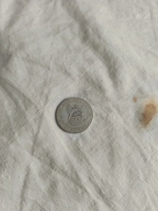 Moneda Six Pence Plata 1921 GB
