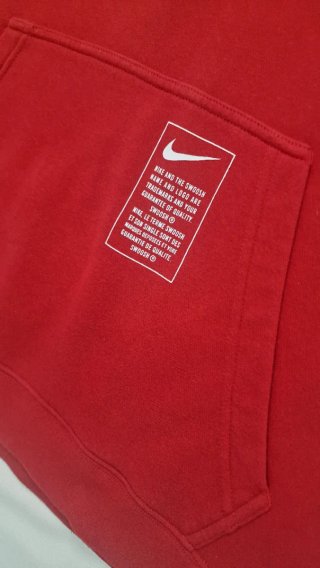 Sudadera Nike Doble Swoosh Roja Talla S