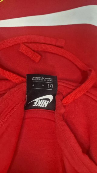 Sudadera Nike Doble Swoosh Roja Talla S