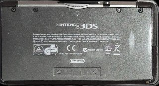 NINTENDO 3DS NEGRO COSMO