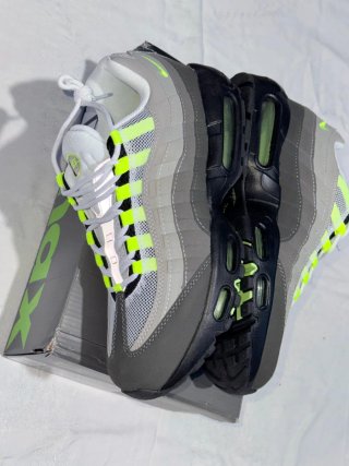 Nike Air Max 95 Grigio/Verde Scarpe Uomo