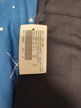 Pantalone elegante donna blu