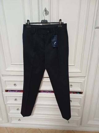 Pantalone elegante donna blu
