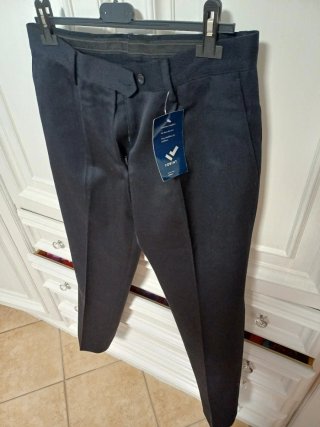 Pantalone elegante donna blu