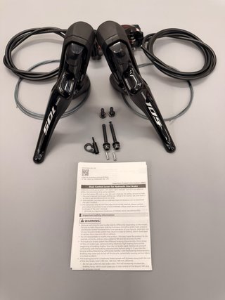 Frenos Shimano 105 ST-R7120 + BR-R7170, 12 V.