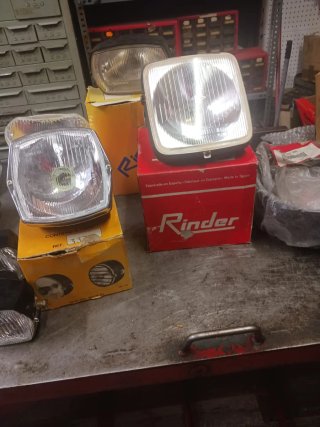 Faros de moto clásicas,movilere,vespino,aprilia..