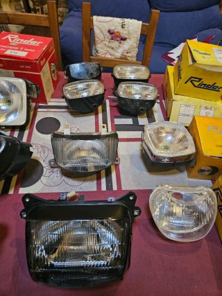 Faros de moto clásicas,movilere,vespino,aprilia..