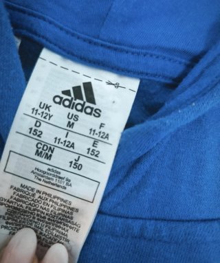 Lote 2 Sudaderas Adidas y Kelme Talla 11/12