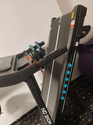 Plataforma cinta andadora de gimnasio