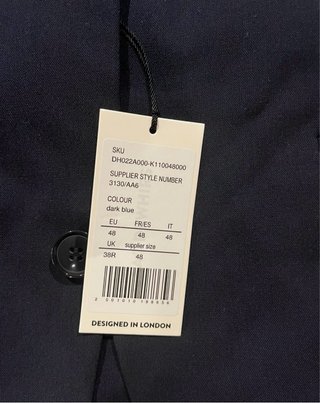 Traje completo Isaac Dewhrist azul marino Talla M