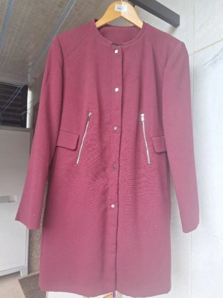 Chaqueta Larga Roja