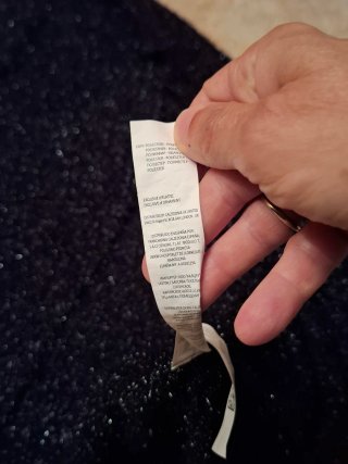 Cardigan Tezenis Lurex Nero Taglia Unica