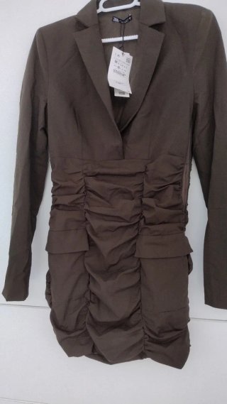 Vestido Zara Talla M Ruched