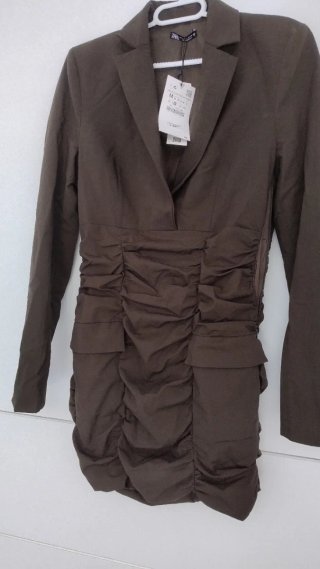 Vestido Zara Talla M Ruched