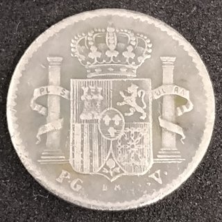 🇵🇷 MONEDA PUERTO RICO 5 CENTAVOS 1896