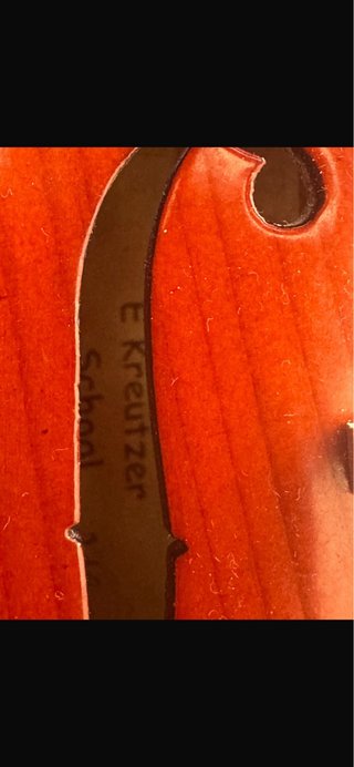 Violín E. Kreutzer 1/4 con estuche y arco