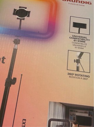 Trípode XXL con luz LED Square Light nuevo