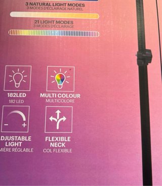 Trípode XXL con luz LED Square Light nuevo