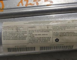 Airbag delantero derecho jeep grand cherokee 29189