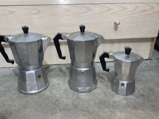 Collezione caffettiere italiane in alluminio