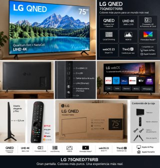 Vendo LG QNED 75 pulgadas 4K Smart TV