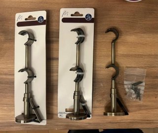 Soporte extensible barra cortina