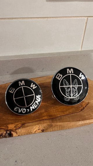Insignias BMW personalizadas mascotas
