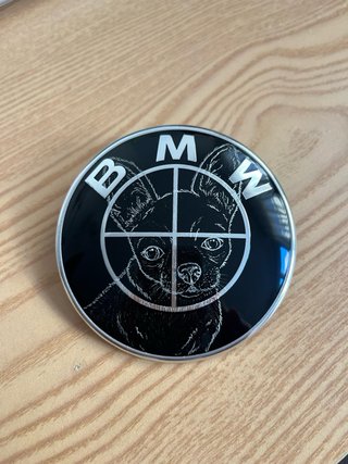 Insignias BMW personalizadas mascotas