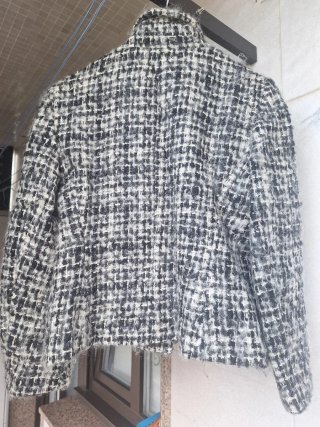 Chaqueta Zara Tweed Corta