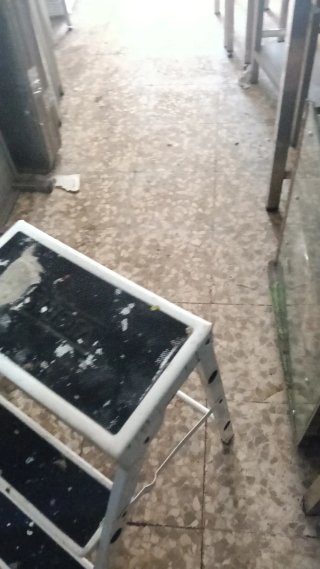 Escalera 3 peldaños pequeña pero fuerte