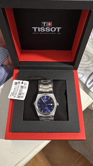 Tissot PRX Reloj  Azul Acero Inoxidable