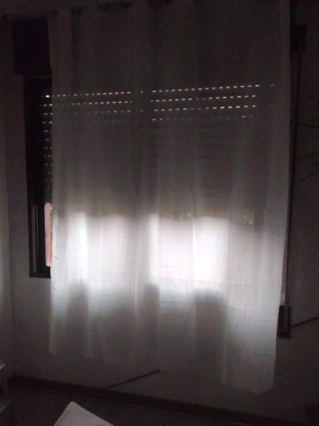 Cortina tipo Lino fino Translucido 225x200 blanco